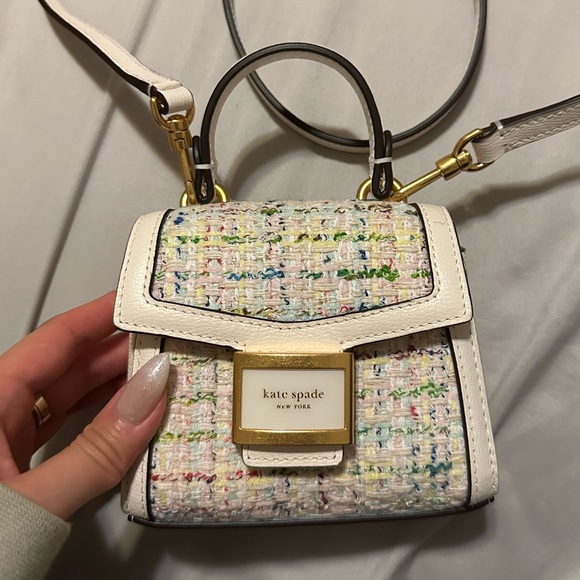 Kate Spade Katy Tweed Micro Crossbody - Picture 6 of 8